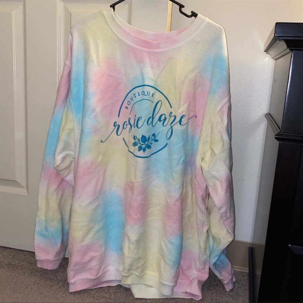 Limited edition Rosie daze sweater (tie dye color)